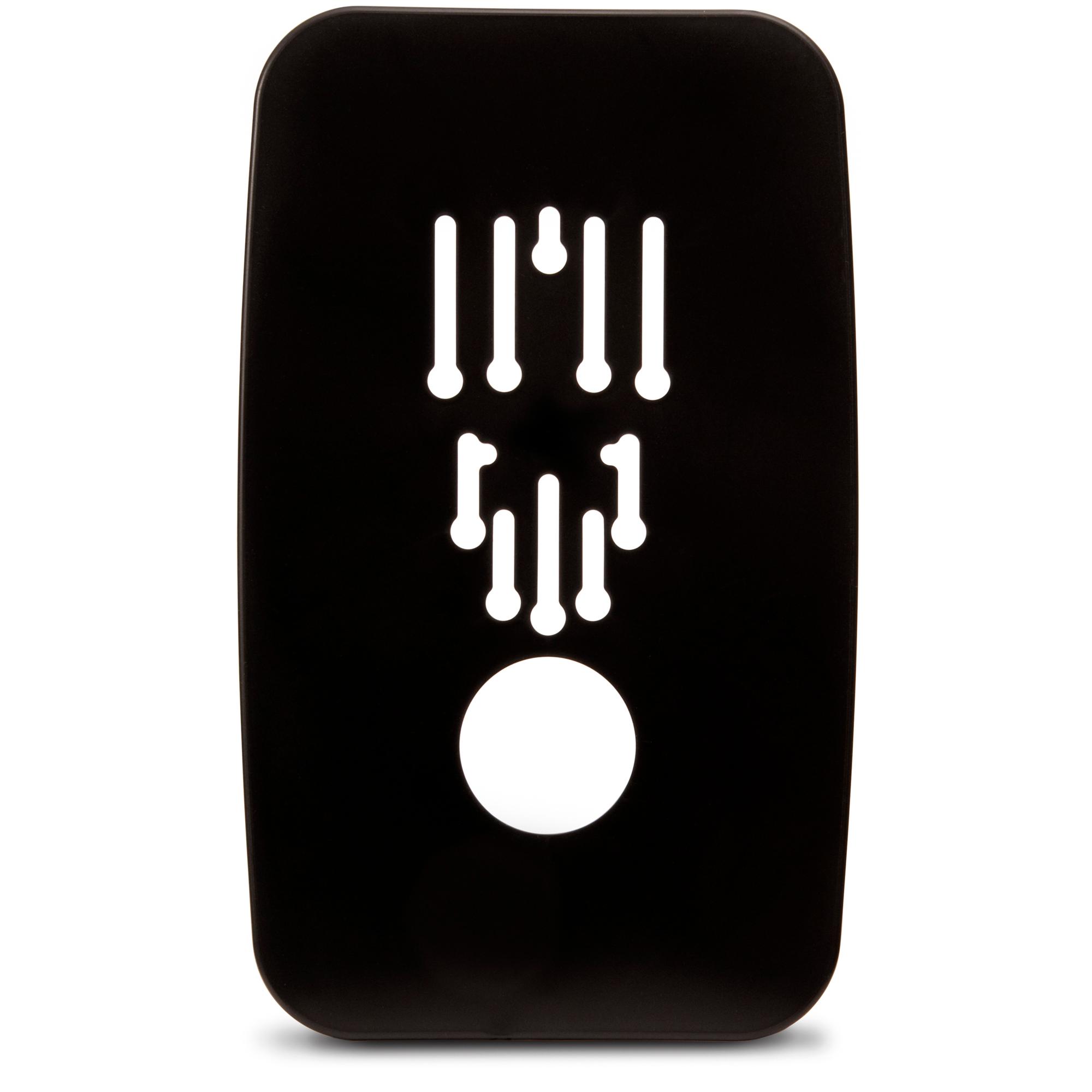 Wall Plate 12.4X7.5X0.12 IN Graphite 18/Case