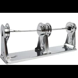 Toilet Paper Dispenser Steel Silver 1/Each