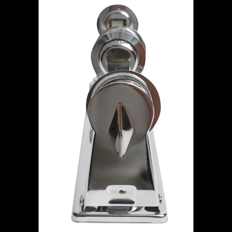 Toilet Paper Dispenser Steel Silver 1/Each