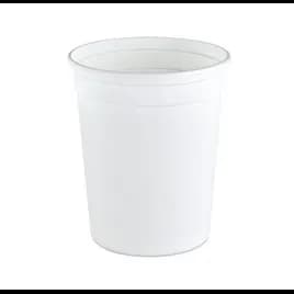 Value Line Deli Container Base 32 OZ PP White Round Microwave Safe Stackable Leak Resistant 500/Case