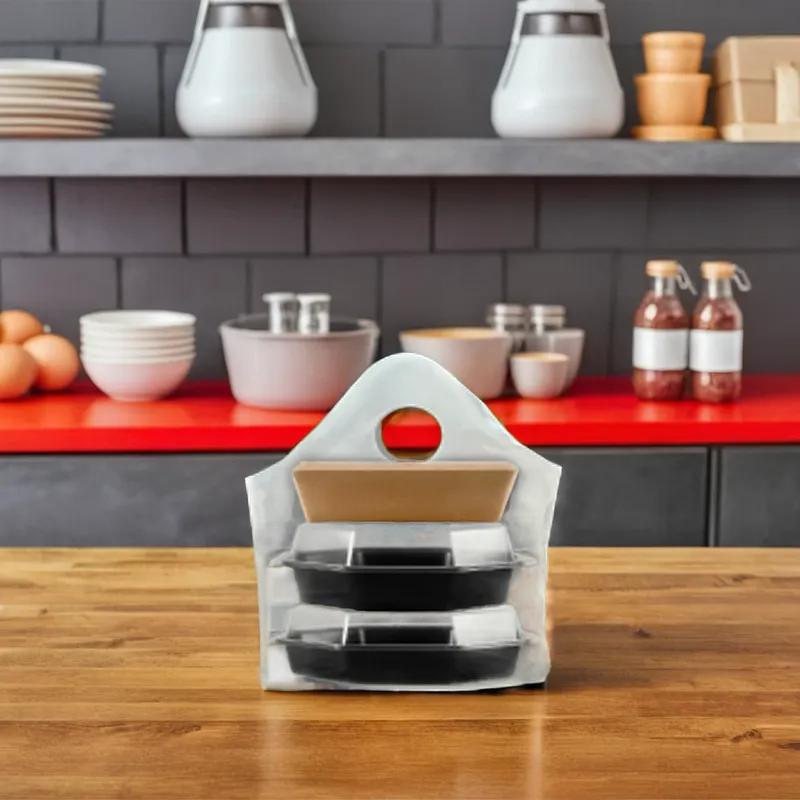 Bag 15x14+5BG White With Wave Top Closure 1000/Case