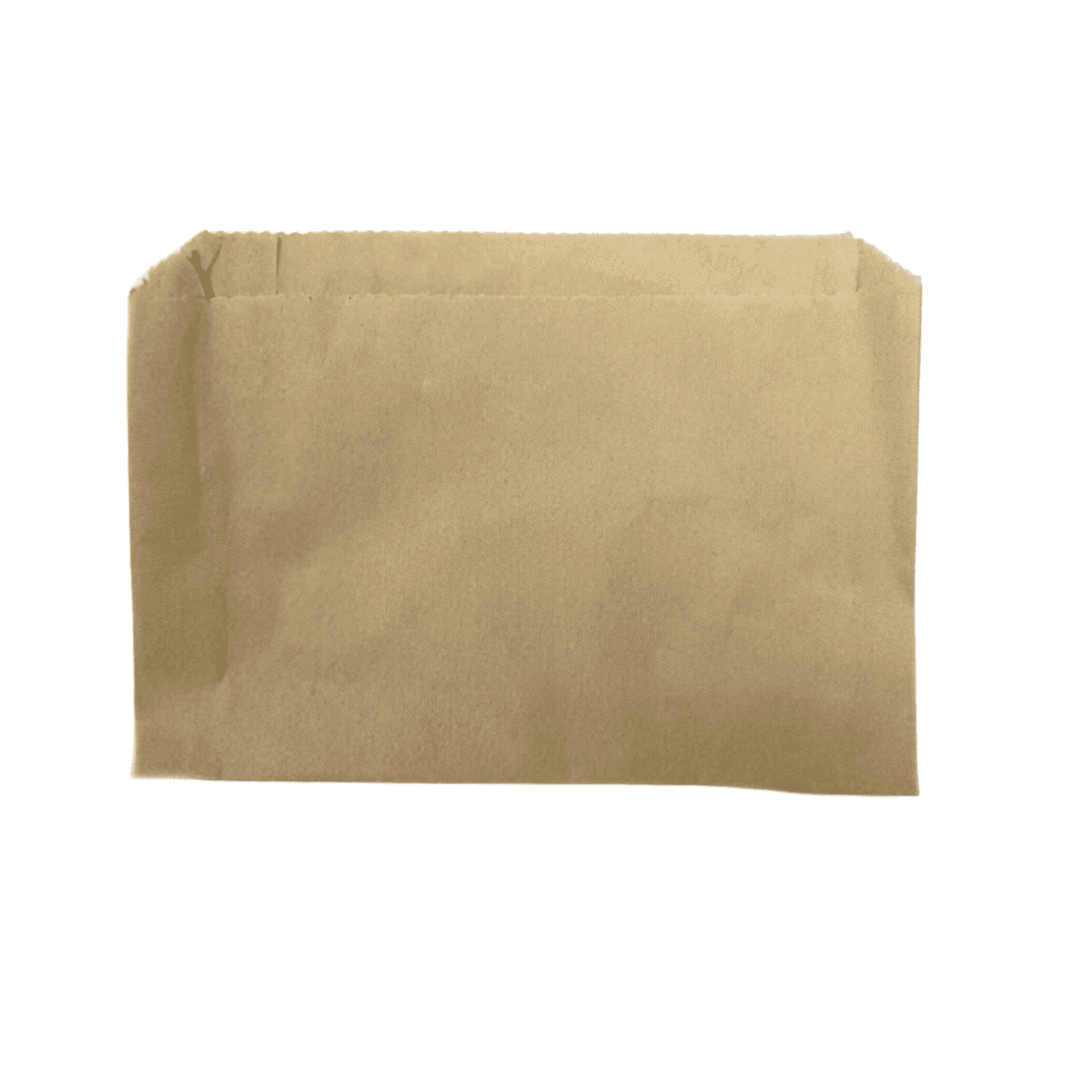 Snak Pak Bag 6.5X1X4 IN #20 Natural Plain 2000/Case