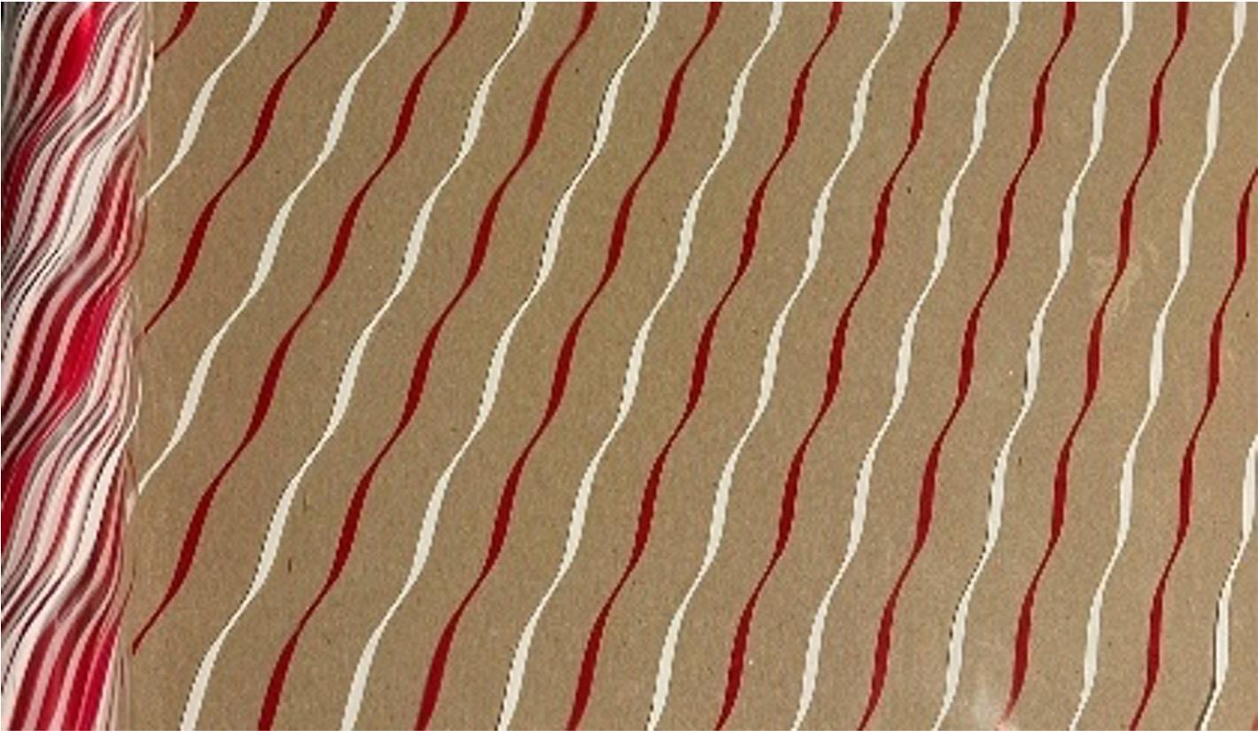 Multi-Purpose Roll 20IN X100FT Cellophane Multicolor Stripe 1/Roll