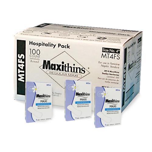 Maxithins® Pad White Vend Box #4 100/Case