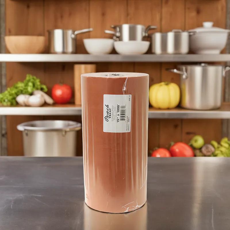 Multi-Purpose Steak & Butcher Paper Roll 15IN X1000FT Peach Treated 1/Roll