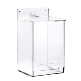 Hairnet & Shoe Cover Dispenser 6.75X8.5 IN Clear Rectangle Acrylic Mountable 1/Each