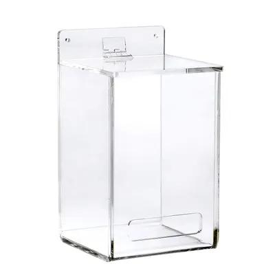 Hairnet & Shoe Cover Dispenser 6.75X8.5 IN Clear Rectangle Acrylic Mountable 1/Each