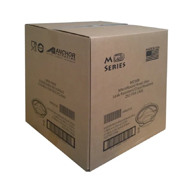 Bowl 16 OZ PP Black Round Microwave Safe Cut Resistant 250/Case