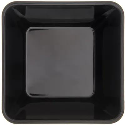 Dinex® Bowl 9 OZ SAN Black Square 48/Case
