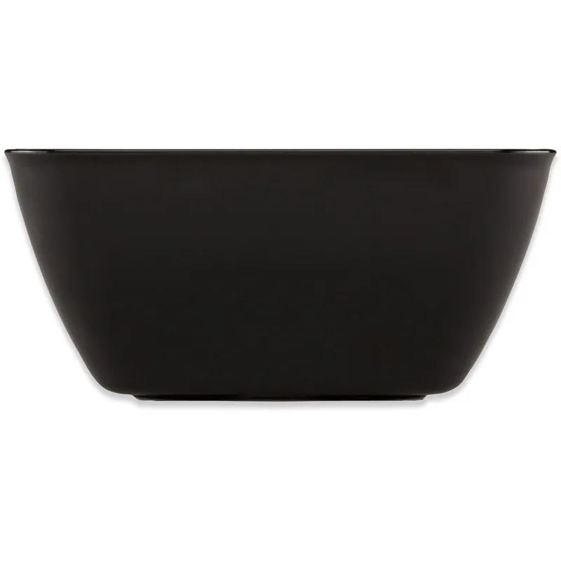 Dinex® Bowl 9 OZ SAN Black Square 48/Case