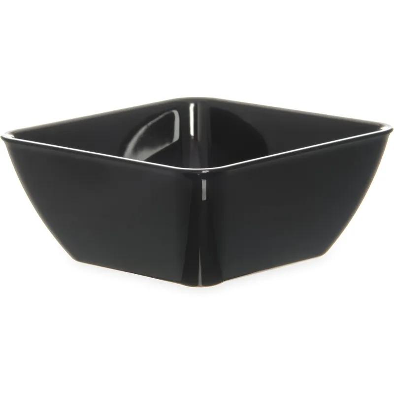 Dinex® Bowl 9 OZ SAN Black Square 48/Case