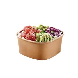 Bowl 16 OZ Paperboard Kraft Square 300/Case