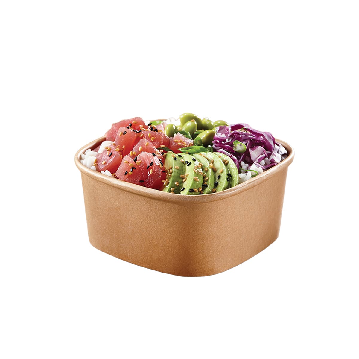 Bowl 16 OZ Paperboard Kraft Square 300/Case