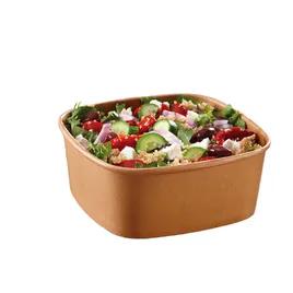 Bowl 32 OZ Paperboard Kraft Square 300/Case