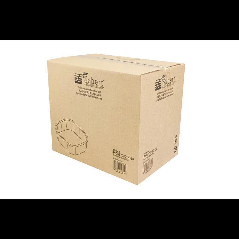 Bowl 32 OZ Paperboard Kraft Square 300/Case