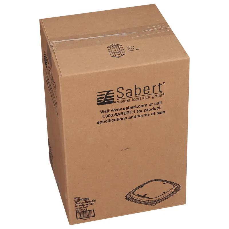 Lid PET Clear Square For 24-32 OZ Paper Bowl 300/Case