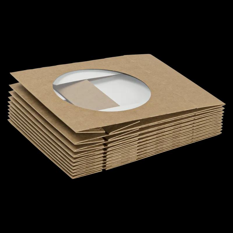 Multi-Purpose Take-Out Box 7 IN Kraft With Window 300/Case