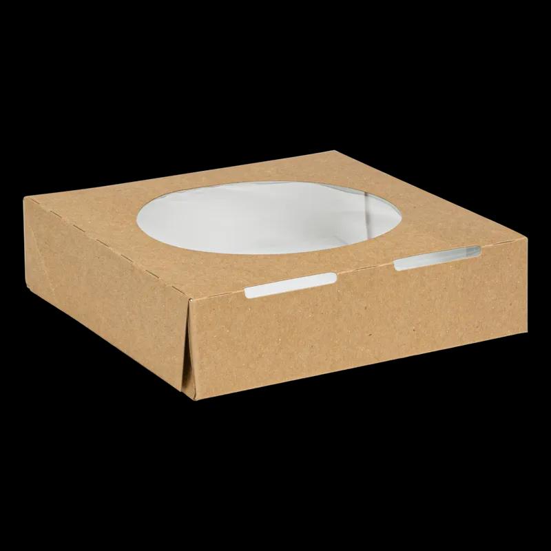 Multi-Purpose Take-Out Box 7 IN Kraft With Window 300/Case