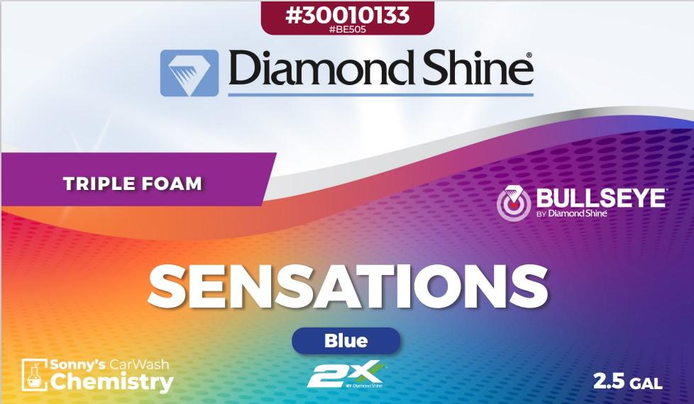 Sensations Blue Car Wash 2.5 GAL RTU 2/Case