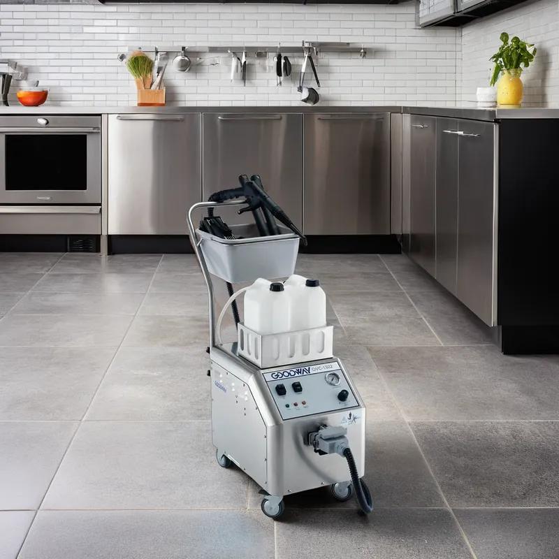 Commercial Use Vapor Steam Cleaner 1.3 GAL Stainless Steel Tools Continuous Refill 1/Each
