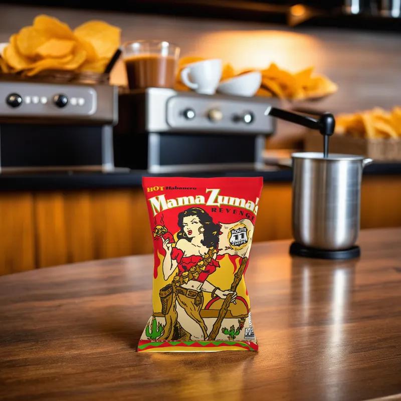 Mama Zuma's Revenge Habanero Potato Chips 30/Case