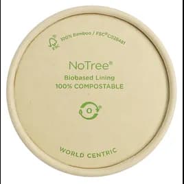 Lid Bamboo Paper For 4 OZ Portion Cup 1000/Case