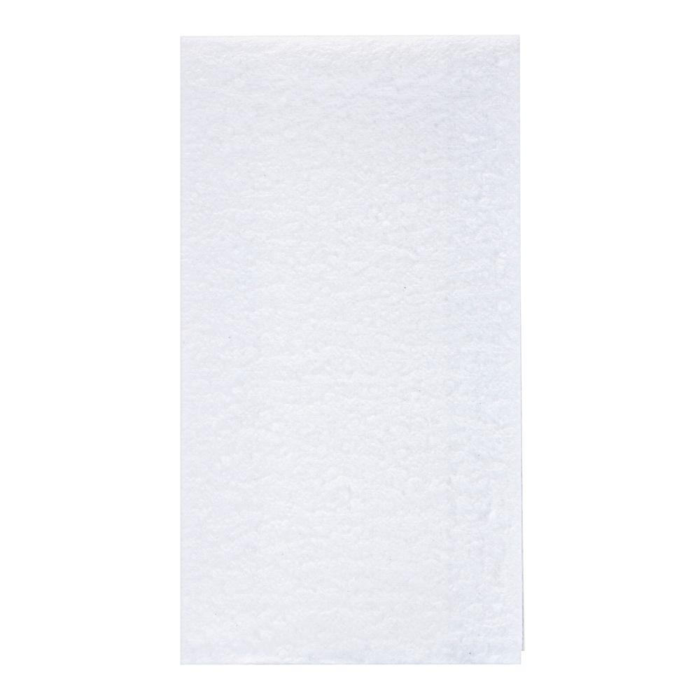 Folded Guest Towel 8.5X4.25 IN DRC Airlaid Paper White 1/6 Fold 100 Sheets/Pack 500 Sheets/Case