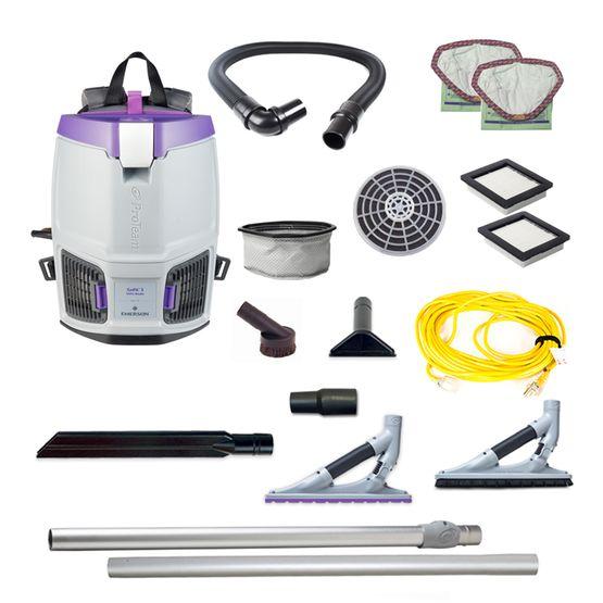 GoFit 3 Backpack Vacuum 3.3 QT 120 Volt Tools 1/Each