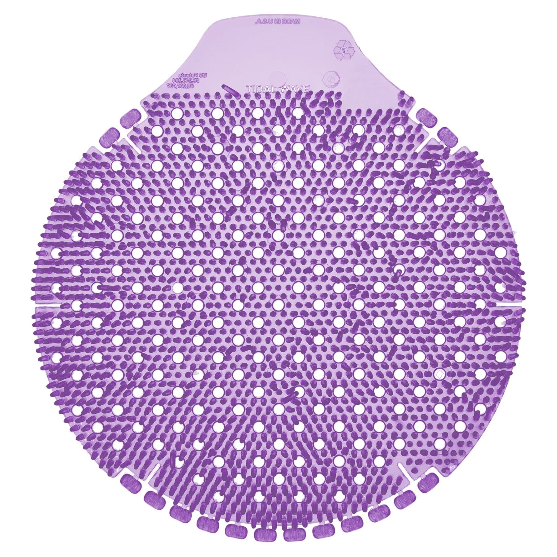 Tidal Wave Urinal Screen Fabulous Purple 6/Box