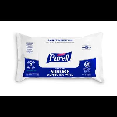 Purell® Flowpack Sanitizer Wipe 72 Count/Pack 12 Packs/Case 864 Count/Case