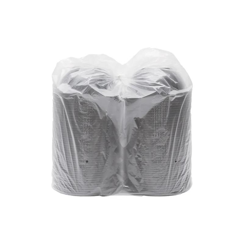 Super Bowl Salad Bowl 32 OZ PET Black Round 100/Case