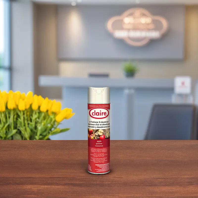 Claire Air Freshener & Deodorizer Apple Aerosol 20 FLOZ 12/Case