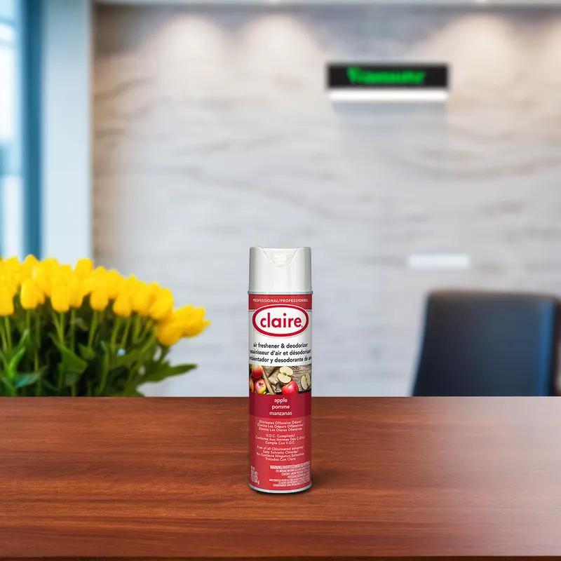 Claire Air Freshener & Deodorizer Apple Aerosol 20 FLOZ 12/Case