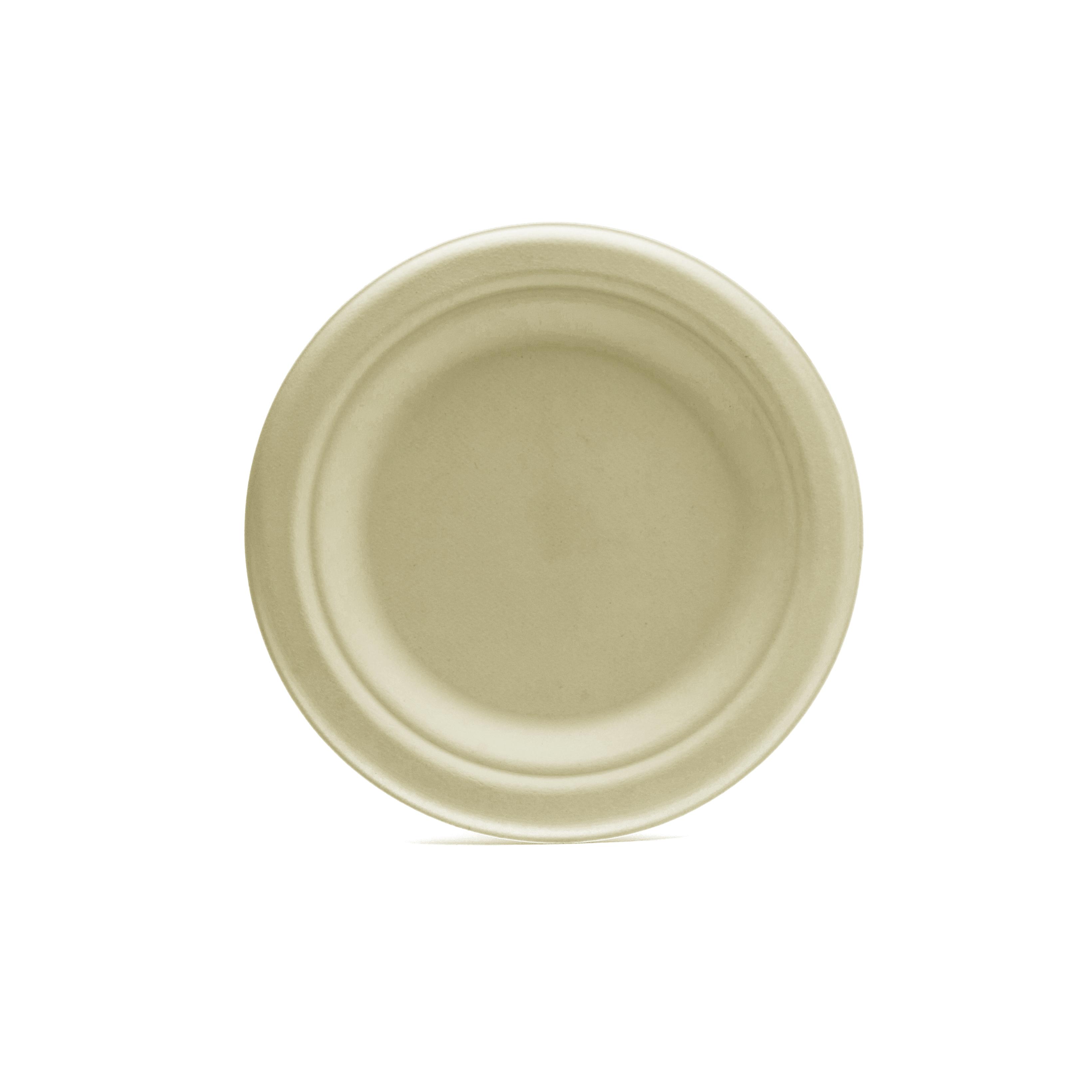 Victoria Bay Plate 6 IN Plant Fiber Brown Round 1000/Case