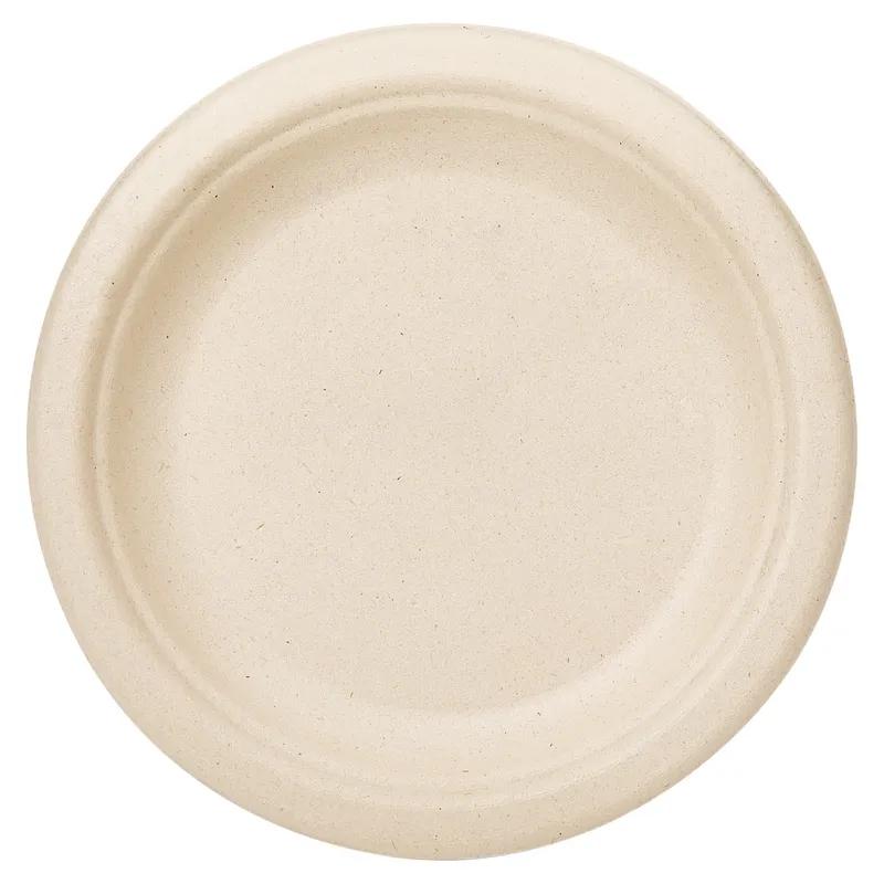 Victoria Bay Plate 6 IN Plant Fiber Brown Round 1000/Case