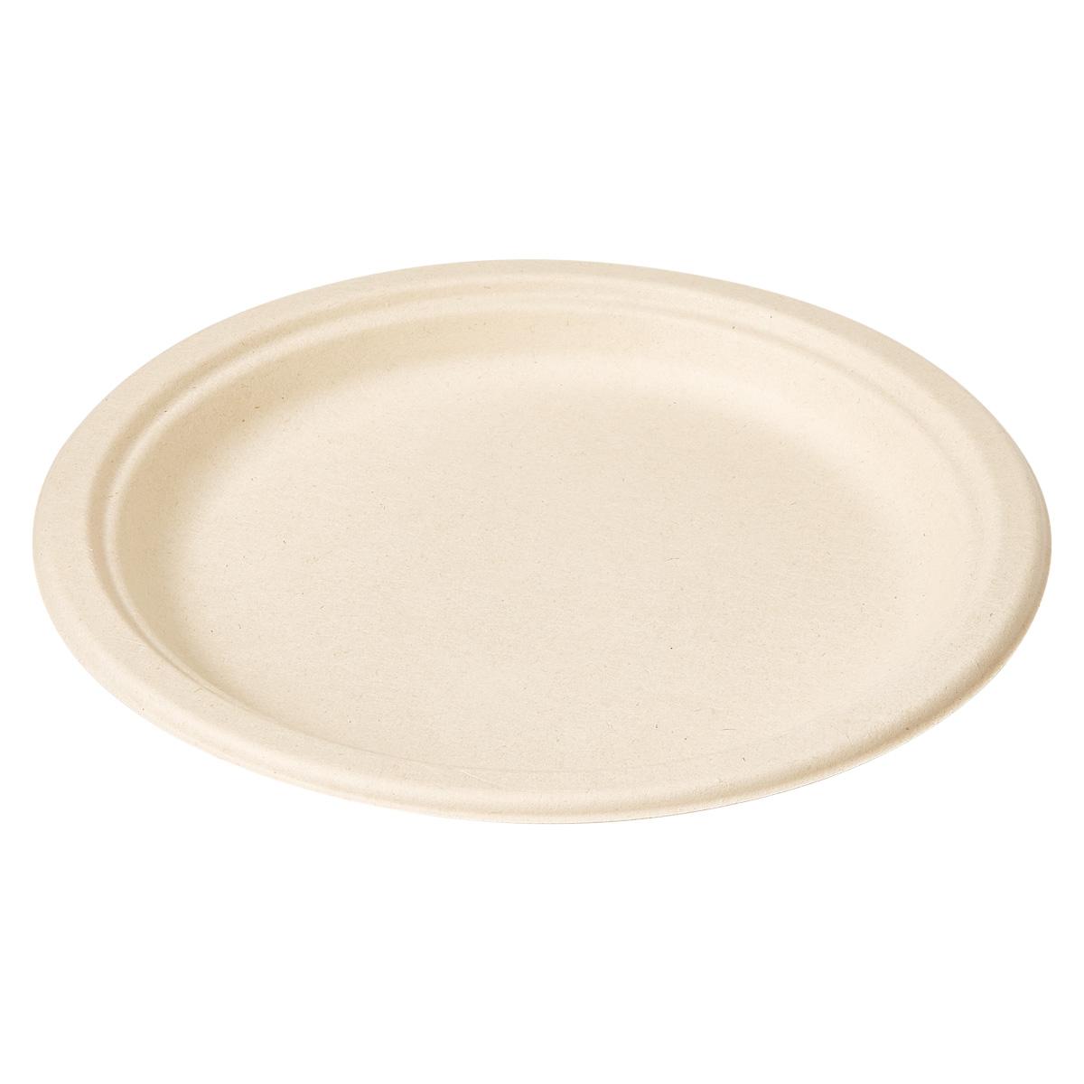 Victoria Bay Plate 8.75 IN Plant Fiber Brown Round 500/Case