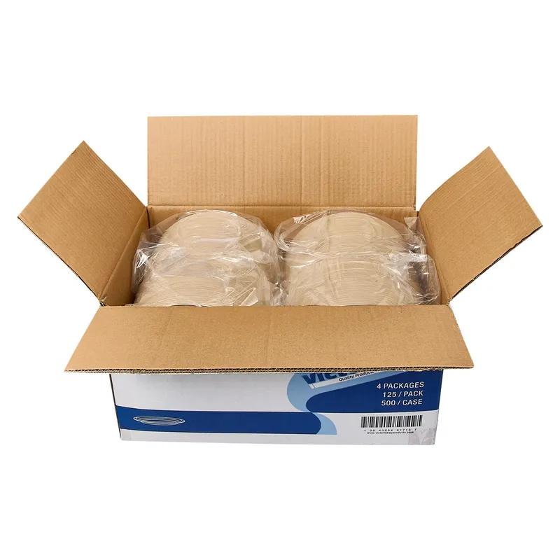 Victoria Bay Plate 8.75 IN Plant Fiber Brown Round 500/Case