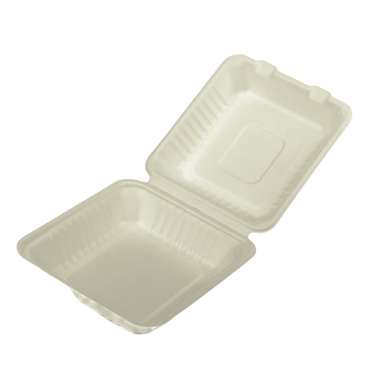 Victoria Bay Take-Out Container Hinged 8X8 IN Molded Fiber Brown Square 200/Case