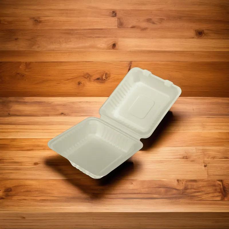 Victoria Bay Take-Out Container Hinged 8X8 IN Molded Fiber Brown Square 200/Case