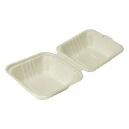 Victoria Bay Take-Out Container Hinged 6X6 IN Plant Fiber Brown Square 400/Case