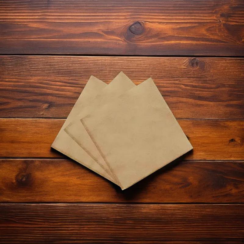 Beverage Napkins 9X9 IN Kraft 1PLY 4000/Case