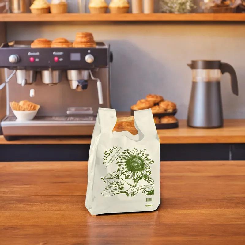 Bag 12X7X21 Sunflower Logo T-Sack Reusable 500/Case