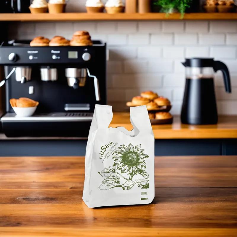 Bag 12X7X21 Sunflower Logo T-Sack Reusable 500/Case