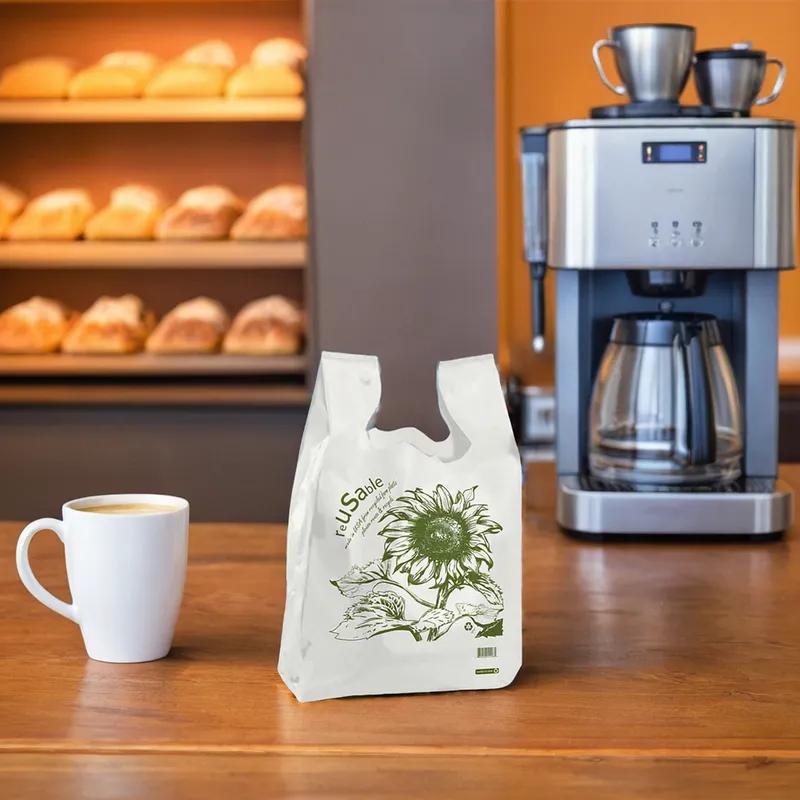 Bag 12X7X21 Sunflower Logo T-Sack Reusable 500/Case