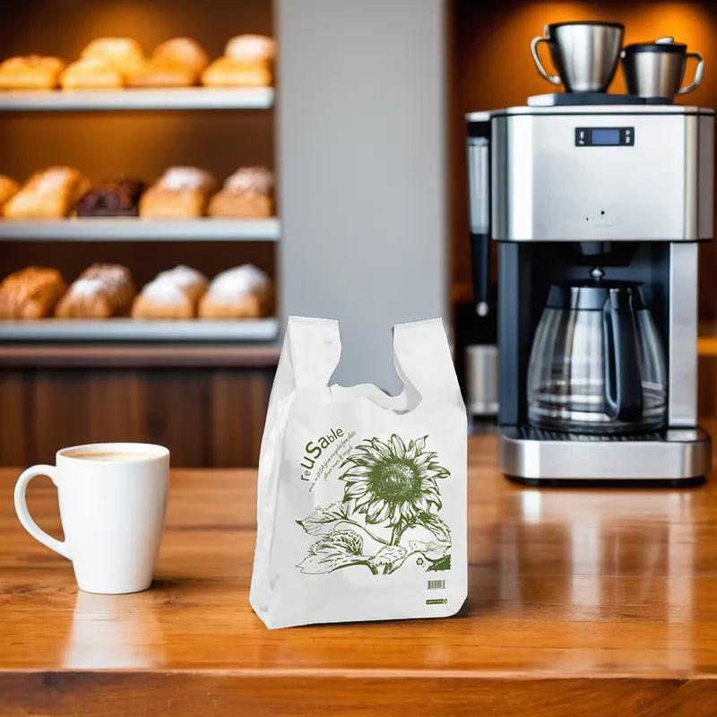 Bag 12X7X21 Sunflower Logo T-Sack Reusable 500/Case