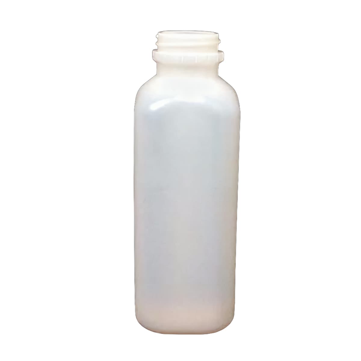 Juice Bottle 16 OZ HDPE Natural Square 38MM 240/Case