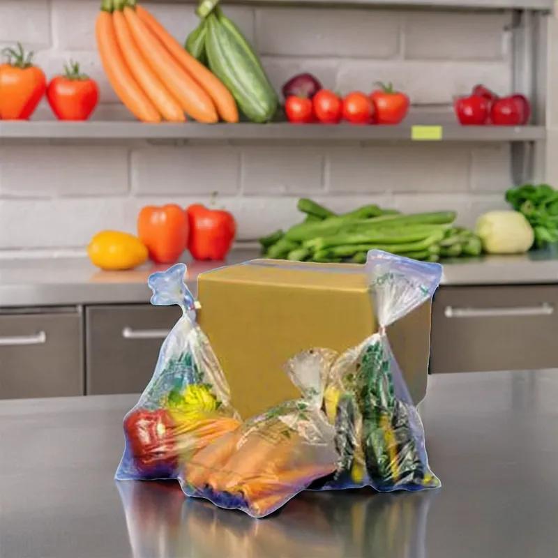 Produce Bag Roll 11X14 IN 13 LB 12MIC High Density 4/Case