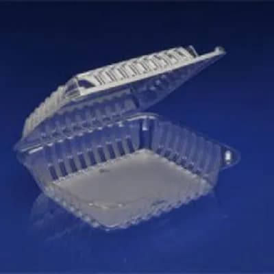 Take-Out Container Hinged 8X7X2.5 IN OPS Clear 250/Case | Imperial Dade