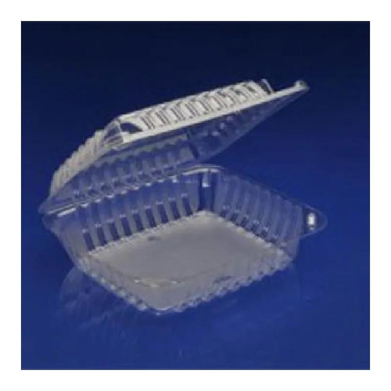 Take-Out Container Hinged 8X7X2.5 IN OPS Clear 250/Case