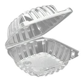 Take-Out Container Hinged 6X6X2.5 IN OPS Clear 500/Case